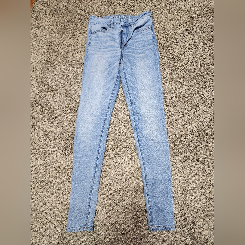 American Eagle Outfitters Light Blue Skinny Jeans